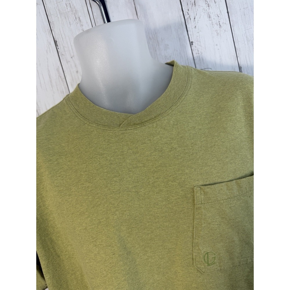 Men's Guy Laroche T-shirt Olive Lime Green Size L